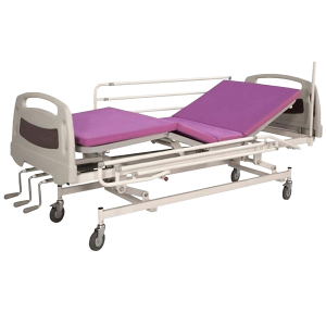 تخت بیمارستانی سه شکن مکانیکی تنظیم ارتفاع خرید تخت سه شکن مکانیکی ایران مدیک تخت مکانیکی ارزان تخت بیمارستانی سه شکن با گارانتی ارسال سریع به تمام ایران تخت سه شکن مکانیکی قیمت مناسب